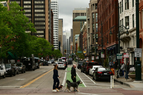 17th Street in downtown Denver. Getty Images