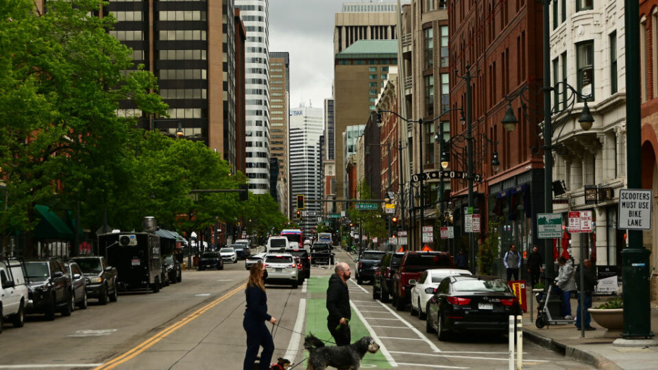 17th Street in downtown Denver. Getty Images