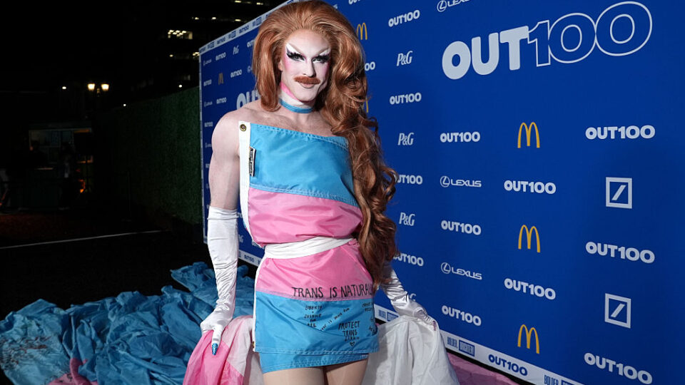 Pattie Gonia at the Out100 Celebration 2025. Getty Images