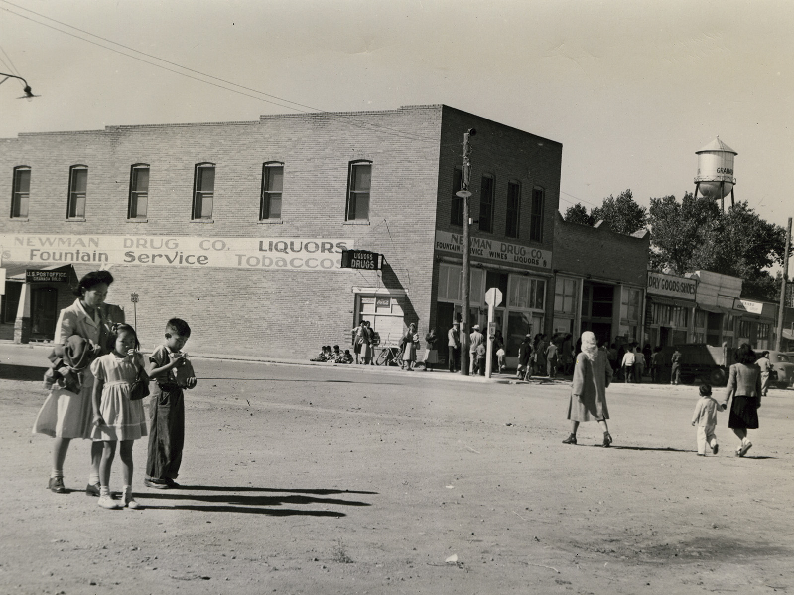 Downtown Granada in the 1940s