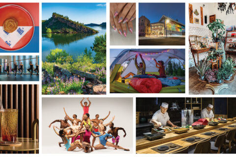 Clockwise from top left: Photo by Jeremiah Corder, courtesy of Cafe Tres; photo by Brendan Bombaci, courtesy of Larimer County Natural Resources; photo courtesy of Blue Sky Nails & Lash Highlands; photo courtesy of Mortensen; photo courtesy of Lauren McLaughlin; photo by James Florio, courtesy of Kizaki; photo by Noah Wetzel, courtesy of Big Agnes; photo courtesy of Martha Wirth; photo courtesy of Shawn Campbell; photo courtesy of CPRD