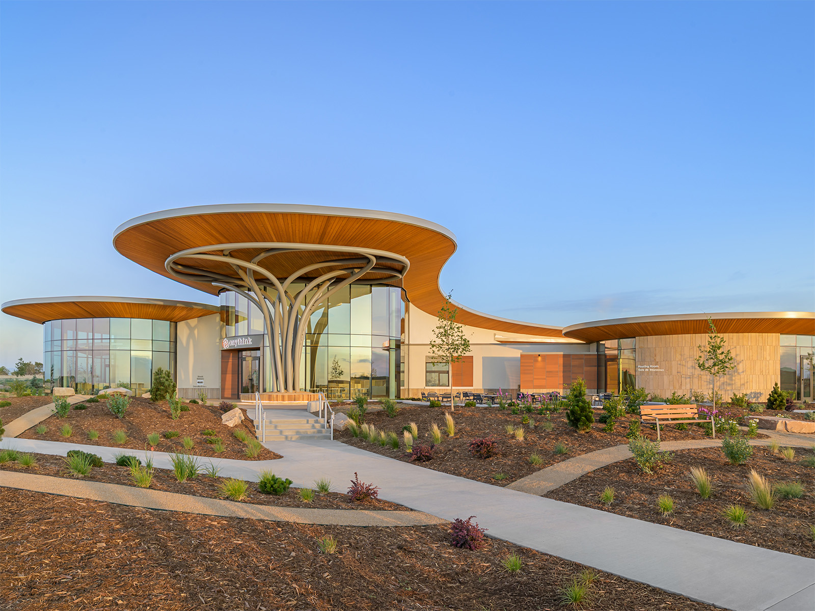 This New Thornton Library Has Camping Gear, a Hiking Trail, and a Community Garden