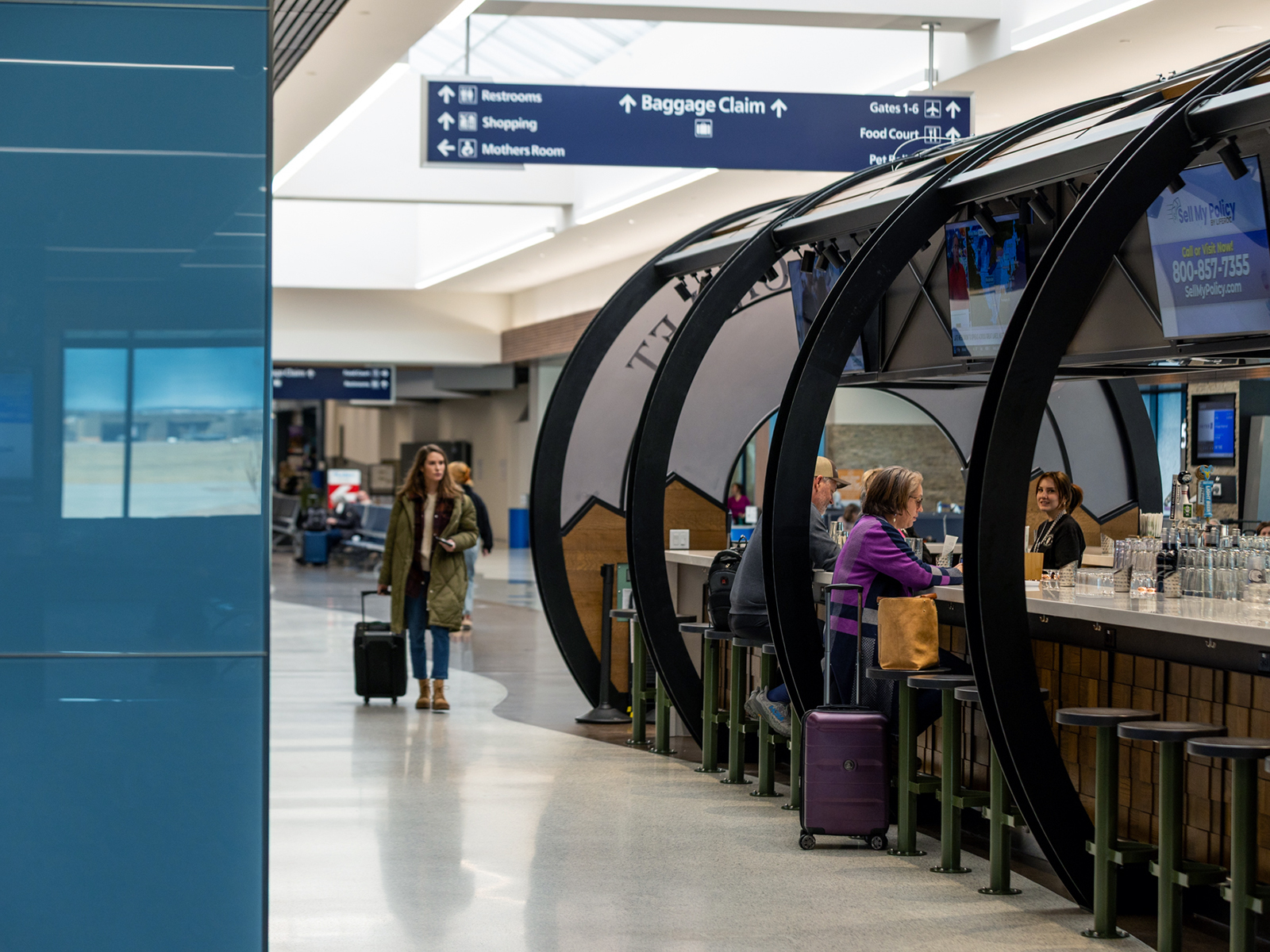 The new Colorado Craft brewery inside the Colorado Springs Airport
