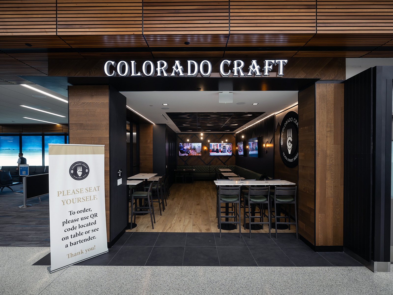 The new Colorado Craft brewery inside Colorado Springs Airport