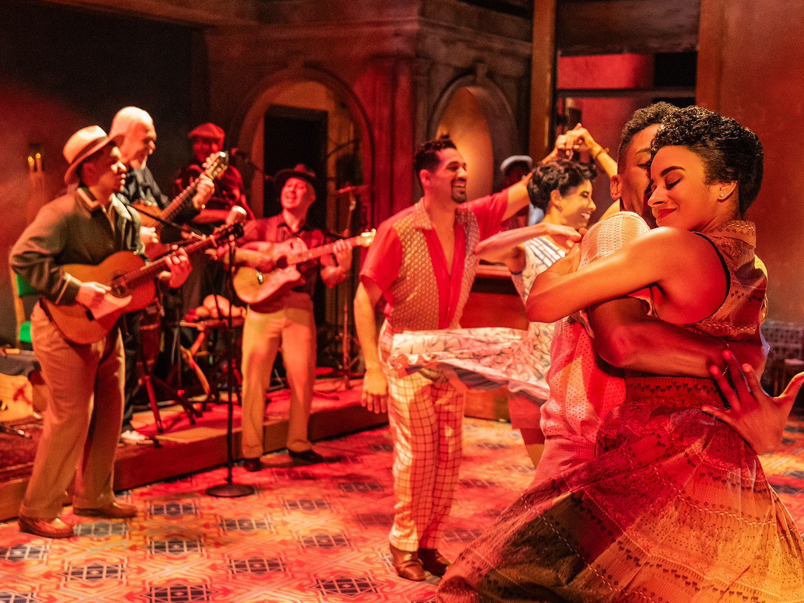 People dancing in a production of “The Buena Vista Social Club”