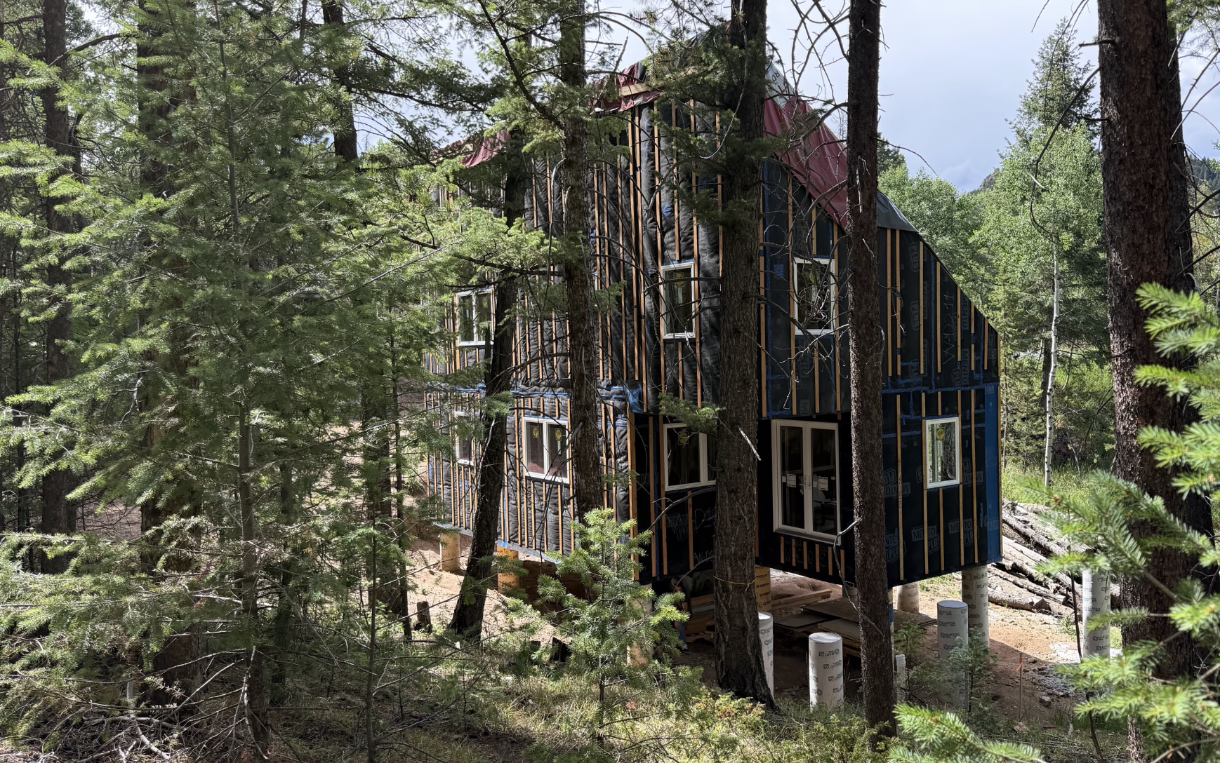 A modular, prefab home in Conifer